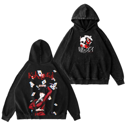 Yumeko kakegurui Vintage Washed T-shirt/Crewneck/Hoodie
