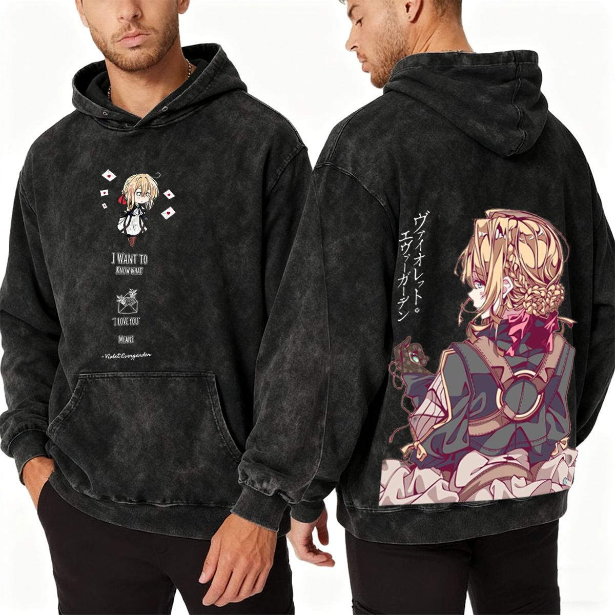 Violet Evergarden Vintage Washed T-shirt/Crewneck/Hoodie