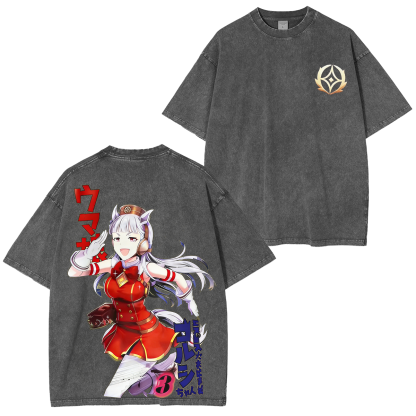 Umamusume Pretty Derby Unisex  Washed T-Shirt