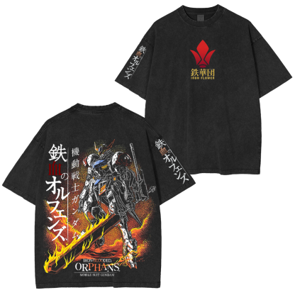 Gundam barbatos Unisex Washed T-Shirt