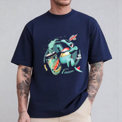 Pokemon Mega Charizard Y Double Unisex Washed T-Shirt