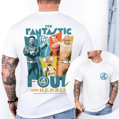 Remera The Fantastic Four And Herbie Unisex Shirt