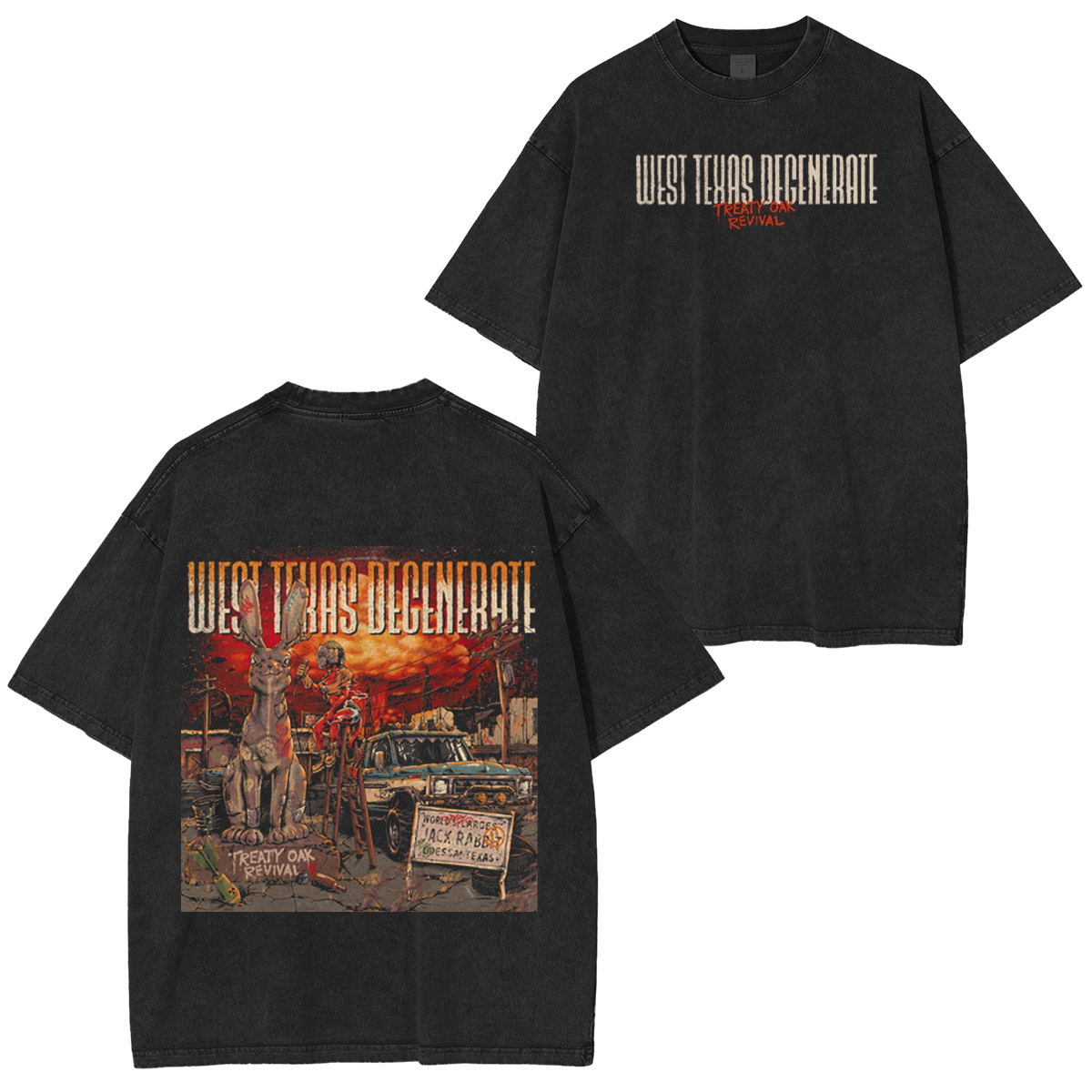 West Texas Degenerate Treaty Oak Revival Oversized T-shirt/Crewneck/Hoodie