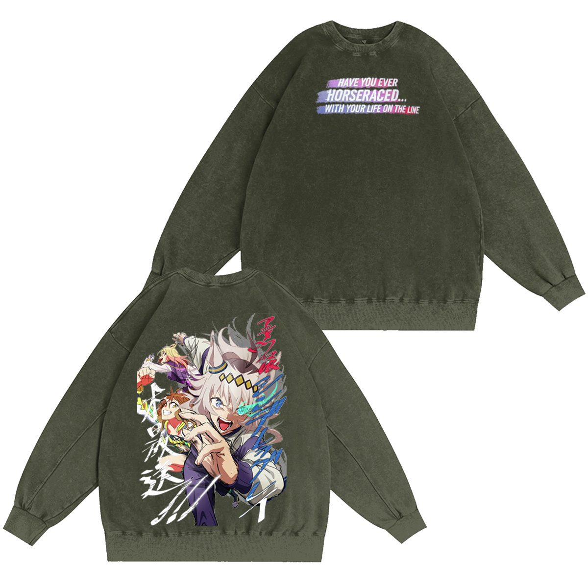 Uma Musume Pretty Derby Washed T-shirt/Crewneck/Hoodie