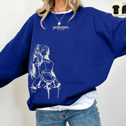 yokoso Oversized Washed T-shirt/Crewneck/Hoodie