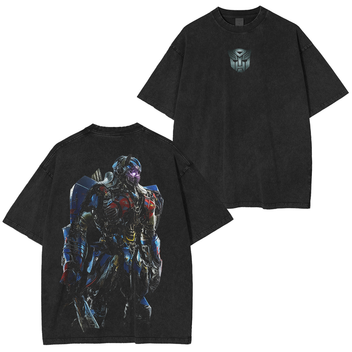 Optimus Prime in Transformers the last Knight Washed Unisex T-Shirt