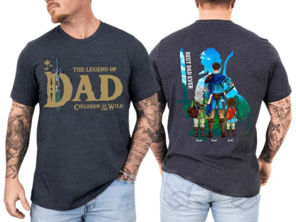 Zelda Dad Personalized The Legend Of Dad Shirt