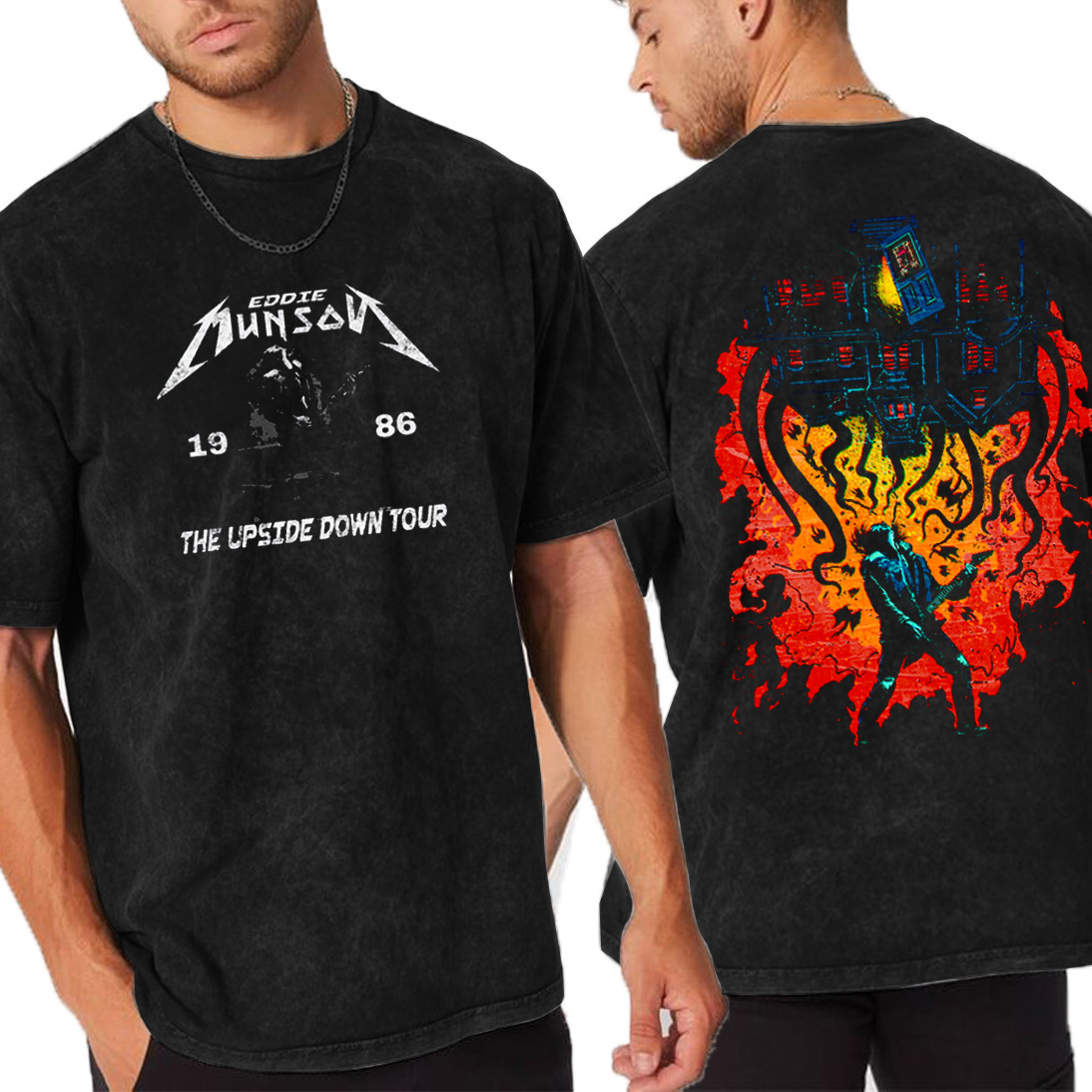 Stranger Things Oversized Washing Tee