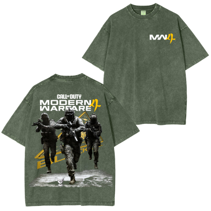 Call of Duty Modern Warfare 4 Unisex Washed T-Shirt