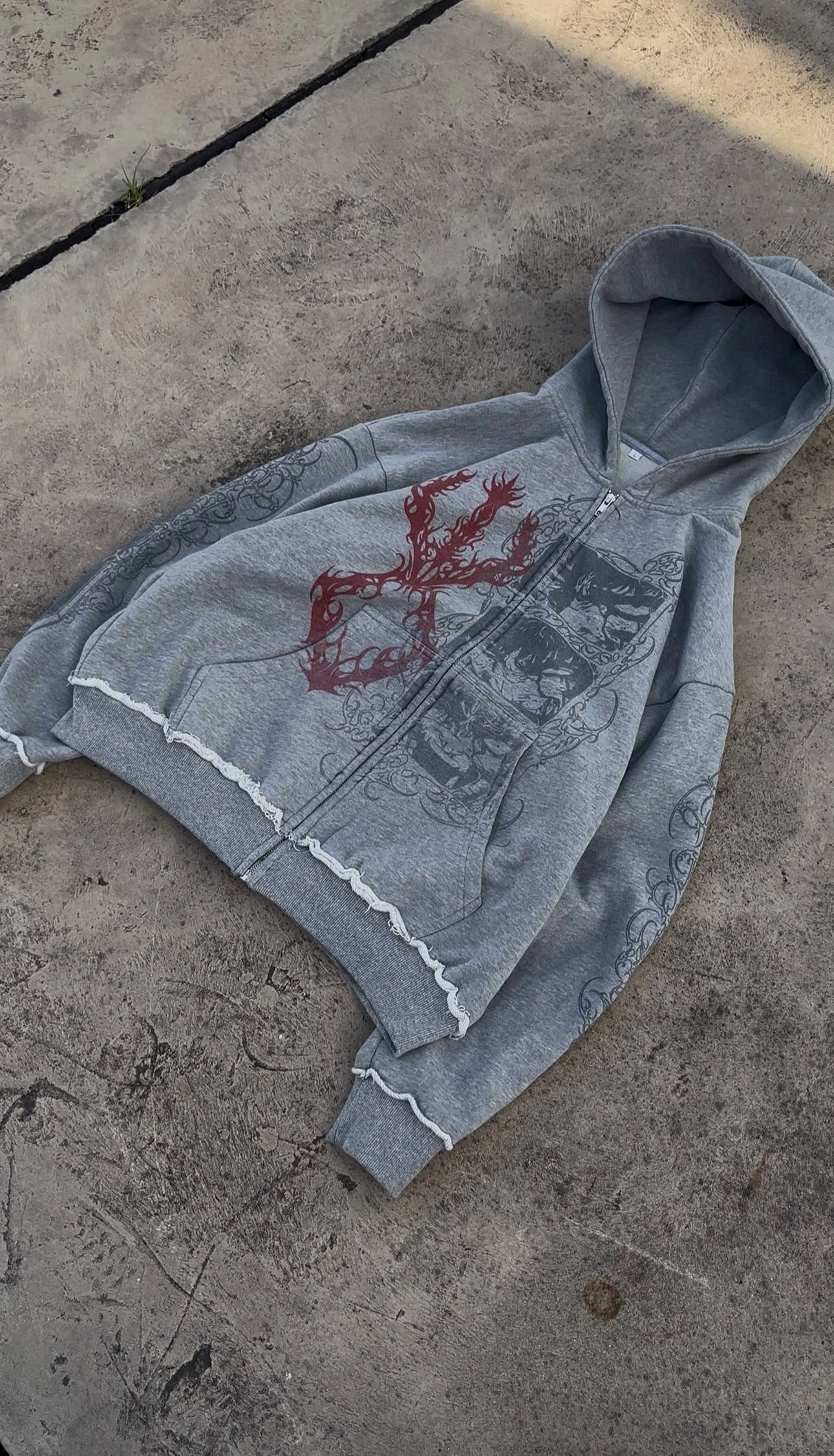 BERSERK Oversized Crewneck/Hoodie/ZIP UP