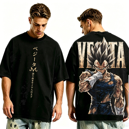 Vegeta Anime Oversized T-shirt/Crewneck/Hoodie
