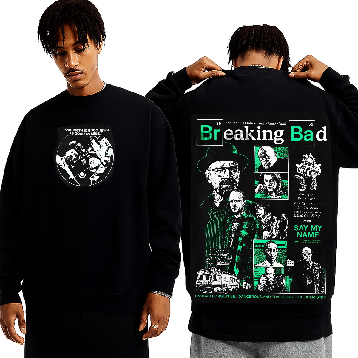 Breaking Bad Vintage Oversized T-shirt/Crewneck/Hoodie
