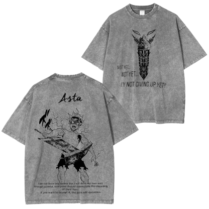 Black Clover Washed T-shirt/Crewneck/Hoodie