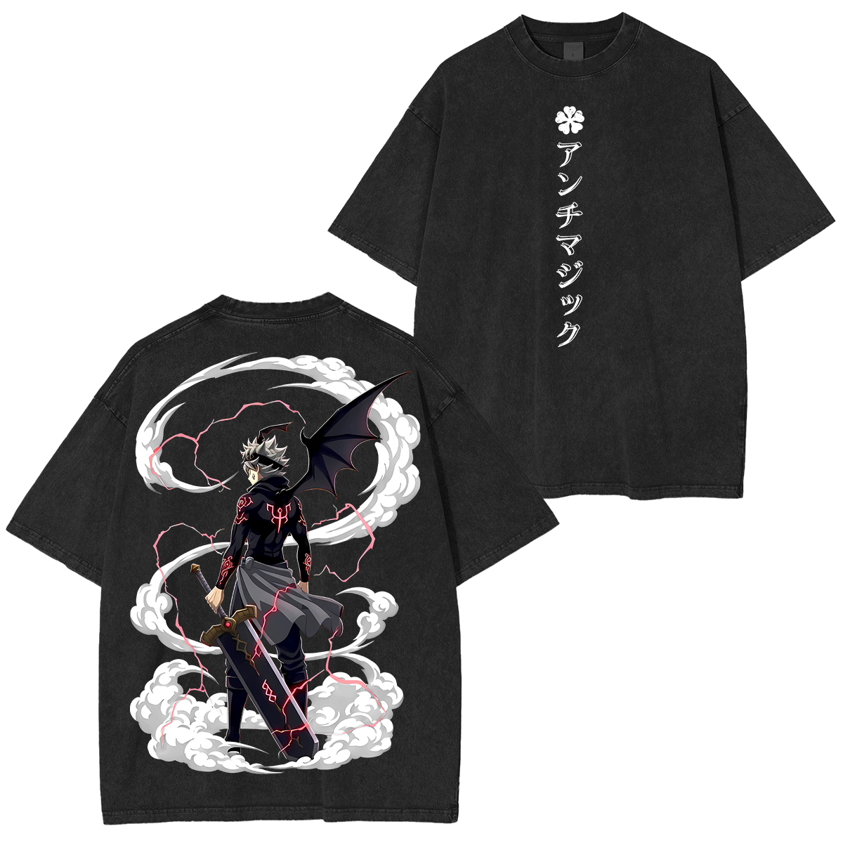 Asta Black Clover  Washed T-shirt/Crewneck/Hoodie