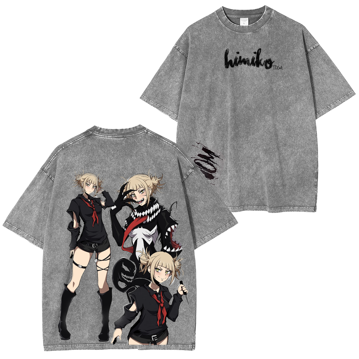 Anime My Hero Academia Himiko Toga Youth Unisex Washed T-shirt/Crewneck/Hoodie