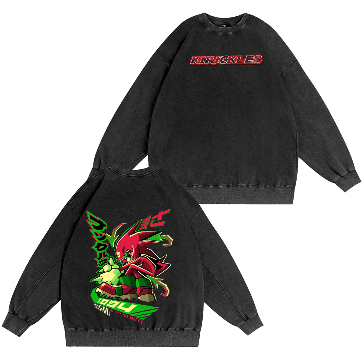 Knuckles the Echidna Variants  Oversized T-shirt/Crewneck/Hoodie
