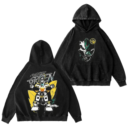 Dragonzord Green Ranger Mighty Morphin Power Rangers Vintage Washed T-shirt/Crewneck/Hoodie