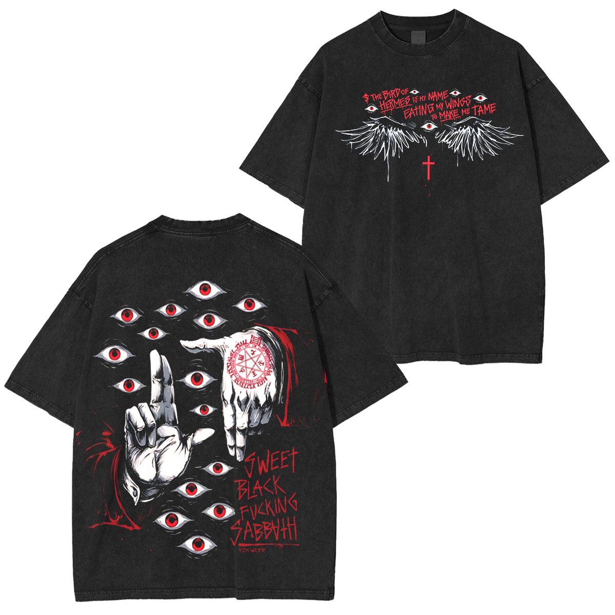 Hellsing Anime Unisex Washed T-Shirt
