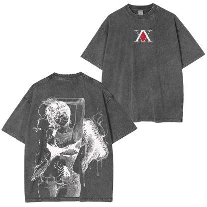 Hunter x Hunter double printed vintage tee