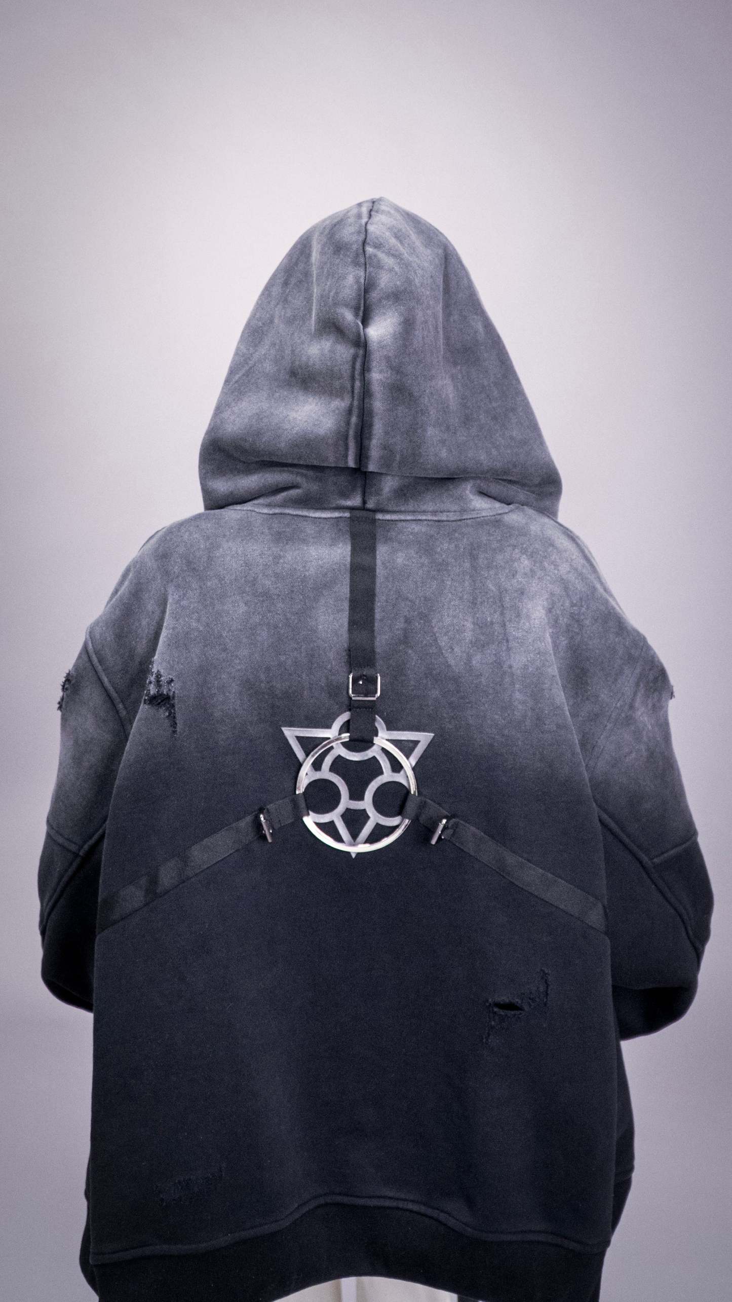 Watchman Series Unisex Washed Zip Up Hoodie