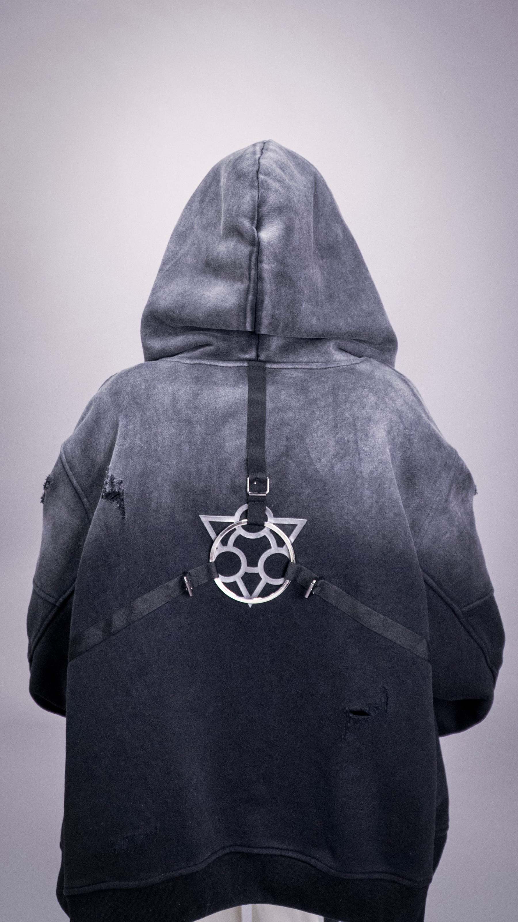 Watchman Series Unisex Washed Zip Up Hoodie