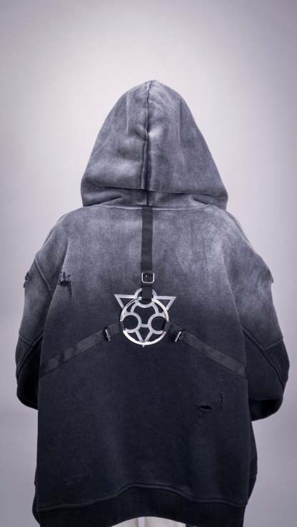 Watchman Series Unisex Washed Zip Up Hoodie