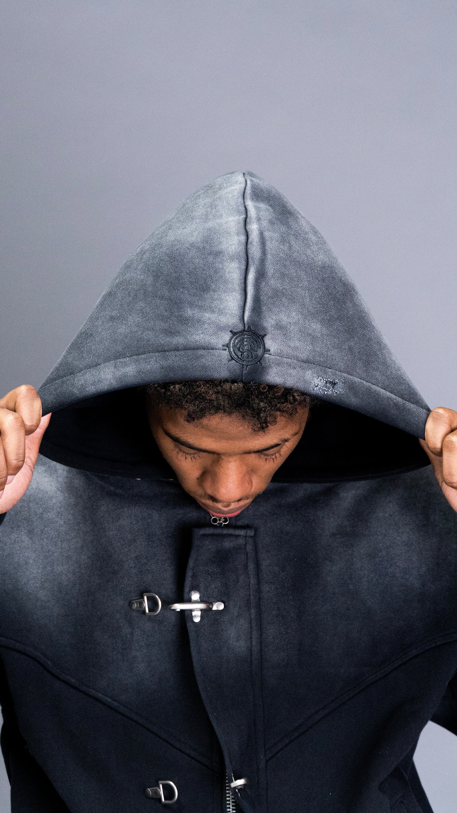 Watchman Series Unisex Washed Zip Up Hoodie