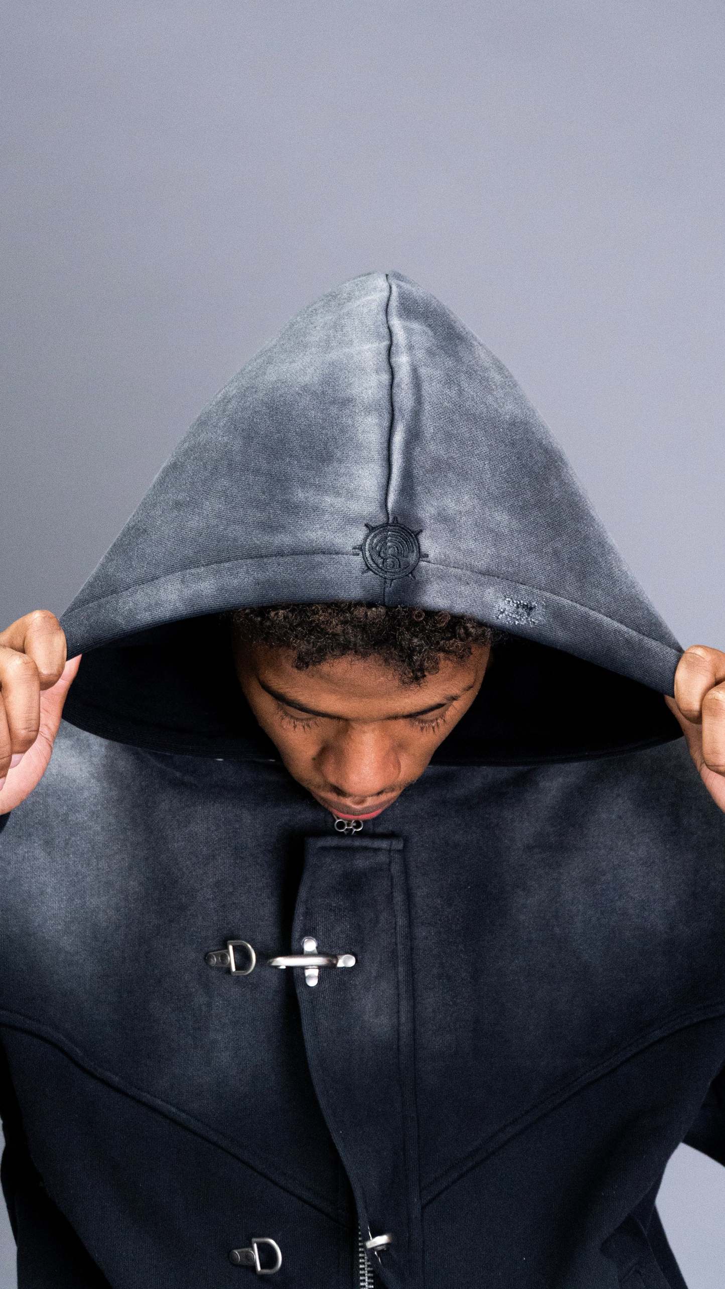 Watchman Series Unisex Washed Zip Up Hoodie