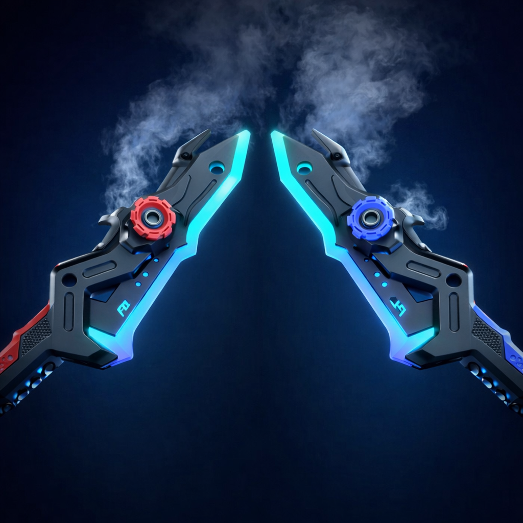 Dual Axe Blade - Anime - Sword