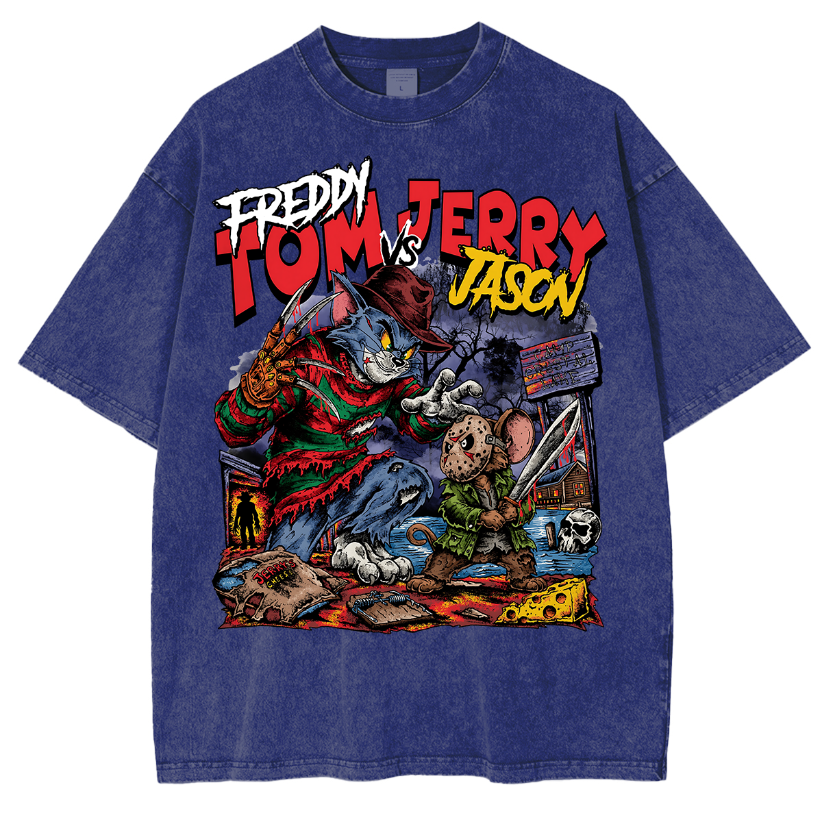 Horror Parody Washed T-shirt/Crewneck/Hoodie