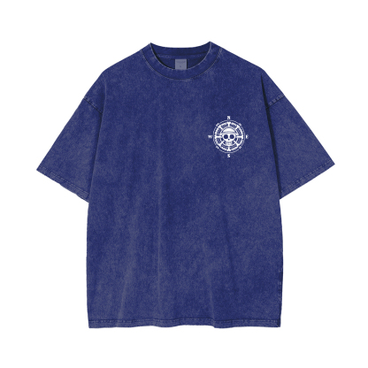 Sanji X Zoro X Luffy One Piece Unisex Washed T-Shirt