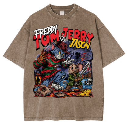 Horror Parody Washed T-shirt/Crewneck/Hoodie