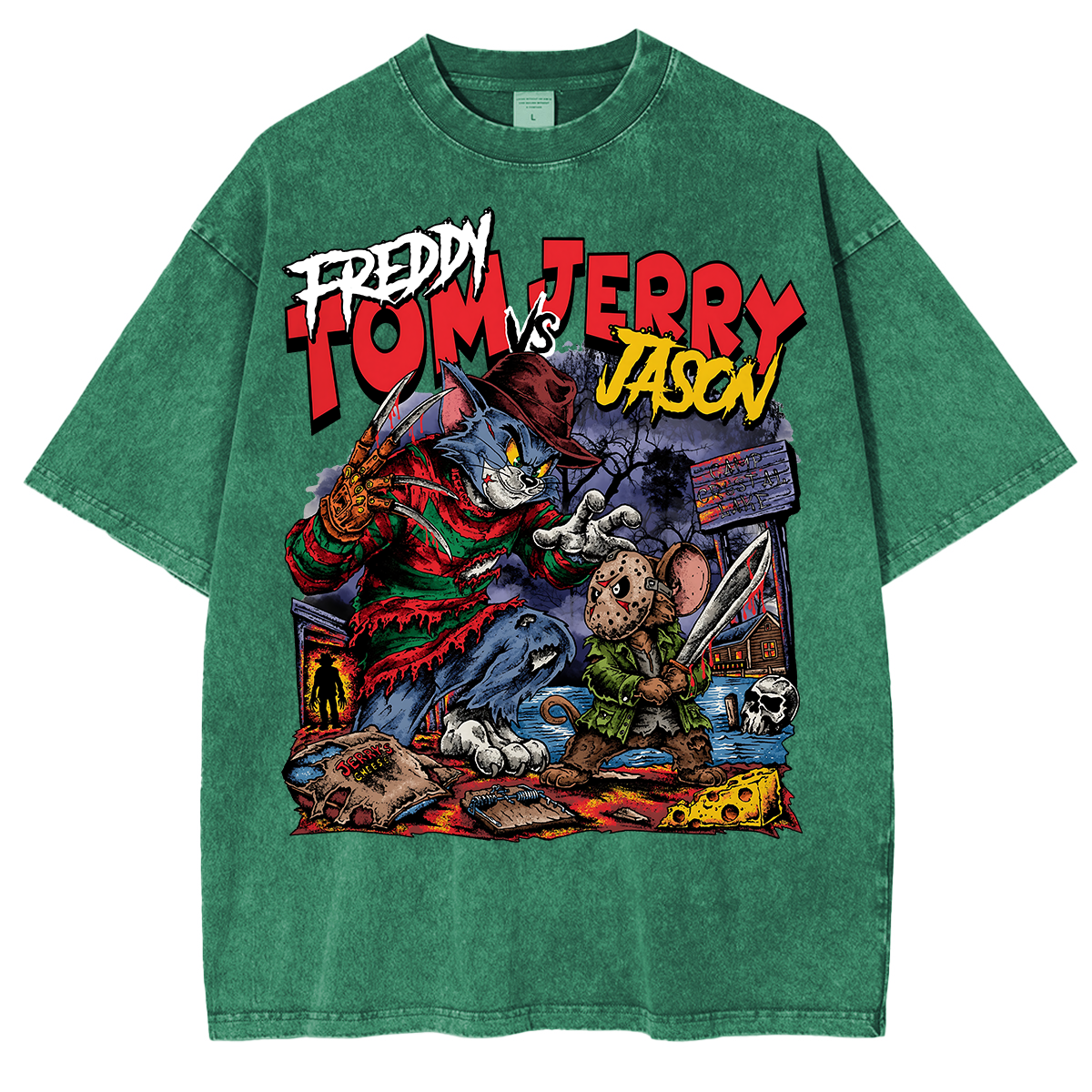 Horror Parody Washed T-shirt/Crewneck/Hoodie