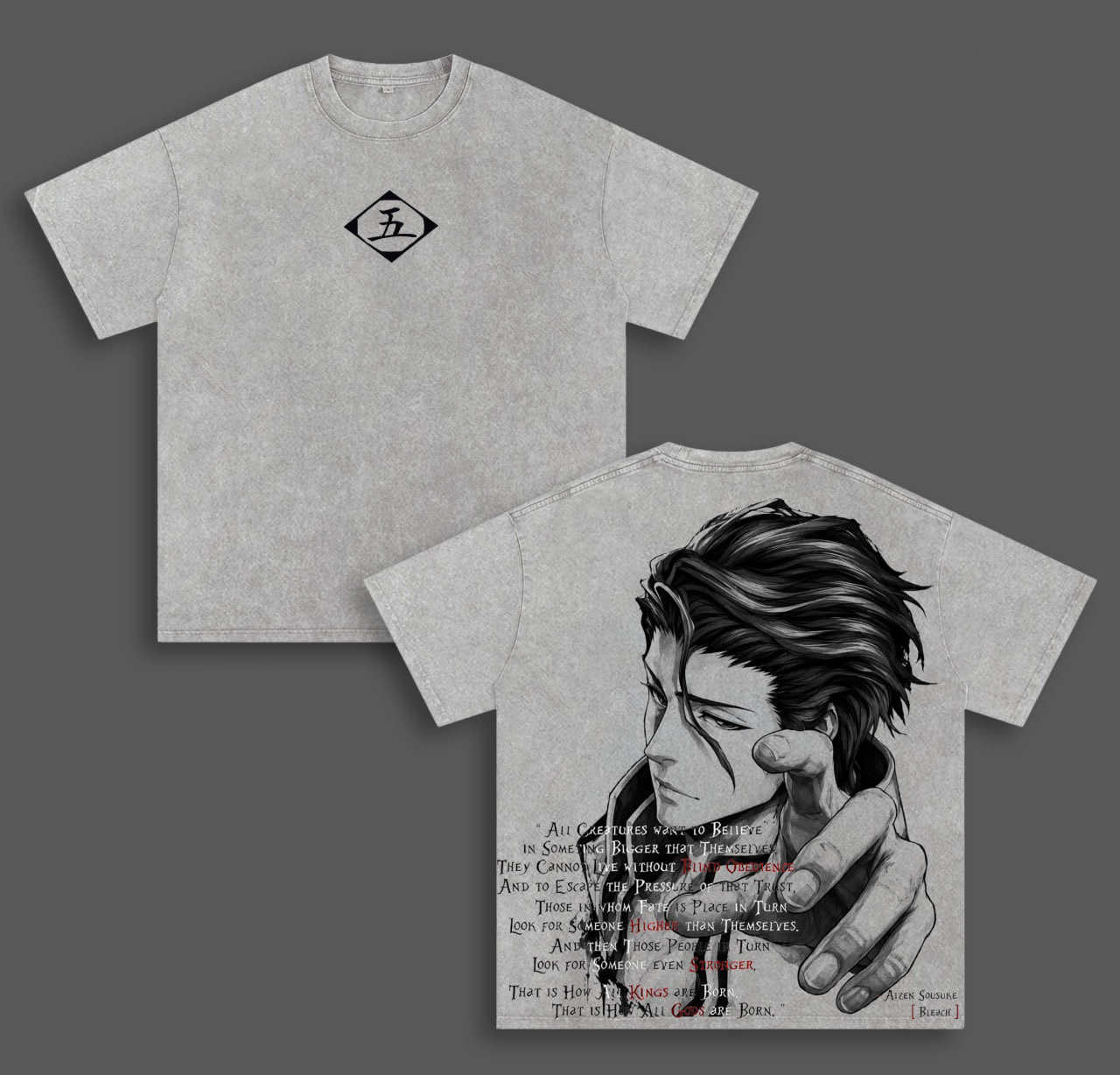 Bleach Unisex Washed T-Shirt