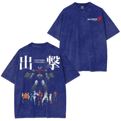 Mazinger-Z Washed T-shirt/Crewneck/Hoodie