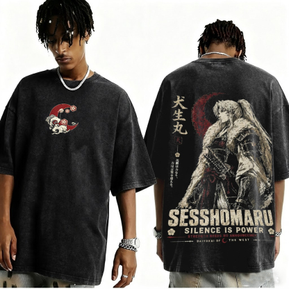 Inuyasha SesshomaruUnisex Washed T-Shirt