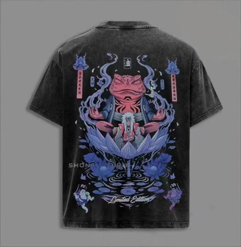Naruto Jiraiya Vintage Washed T-shirt/Crewneck/Hoodie