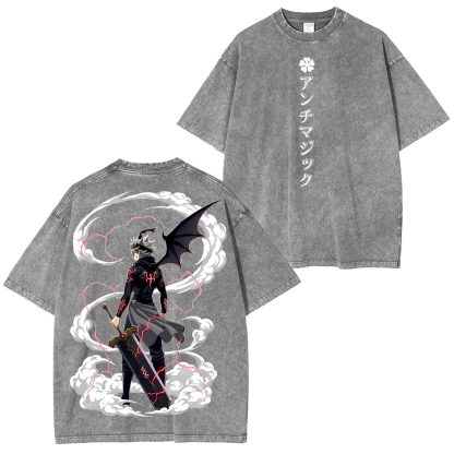 Asta Black Clover  Washed T-shirt/Crewneck/Hoodie