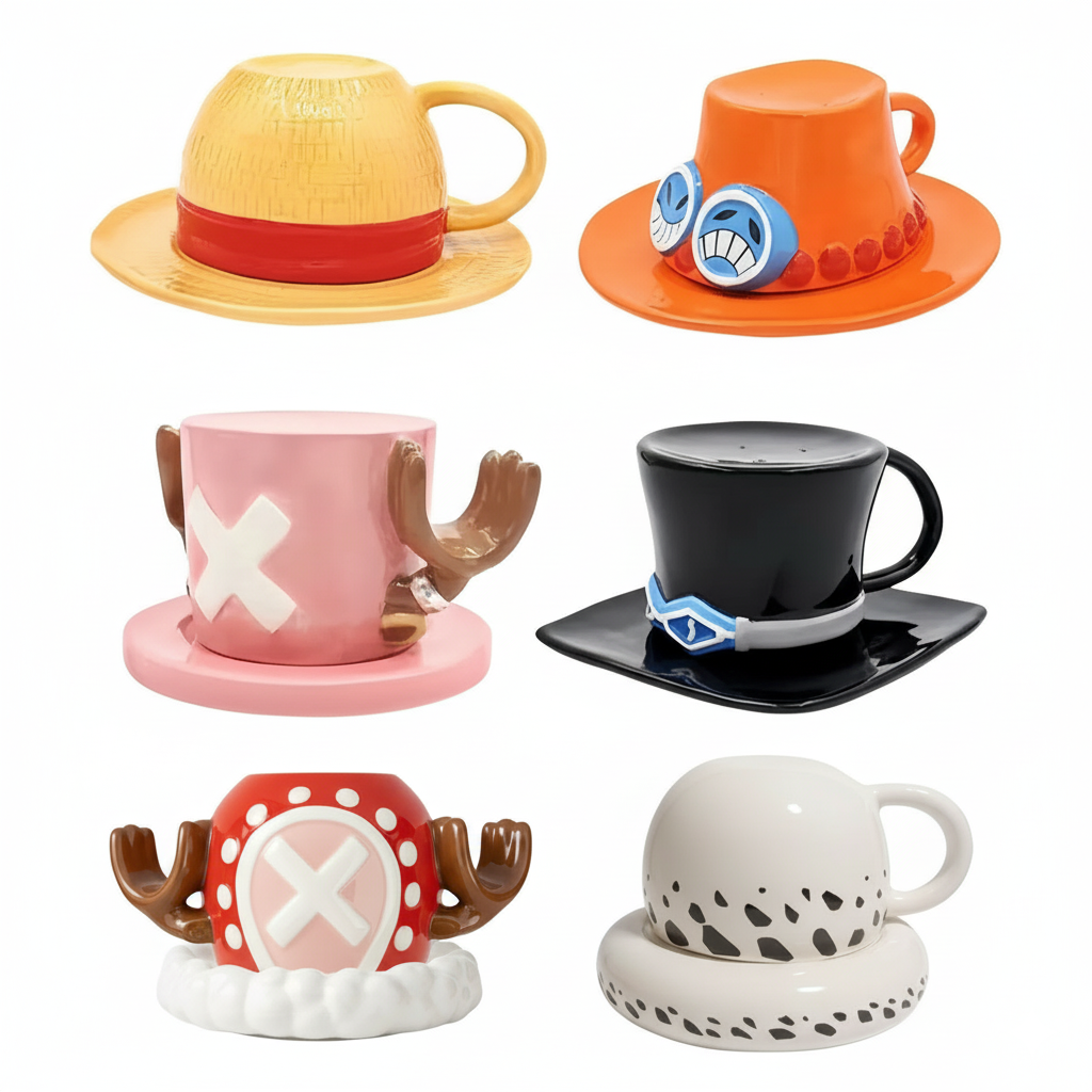 One Piece Ceramic Coffee Mug