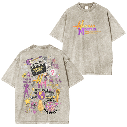 Hannah Montana 20 Years Unisex Washed T-Shirt