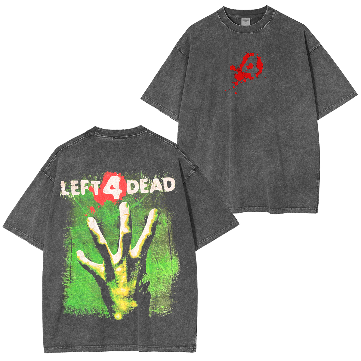 Left 4 Dead Vintage Unisex Washed T-Shirt
