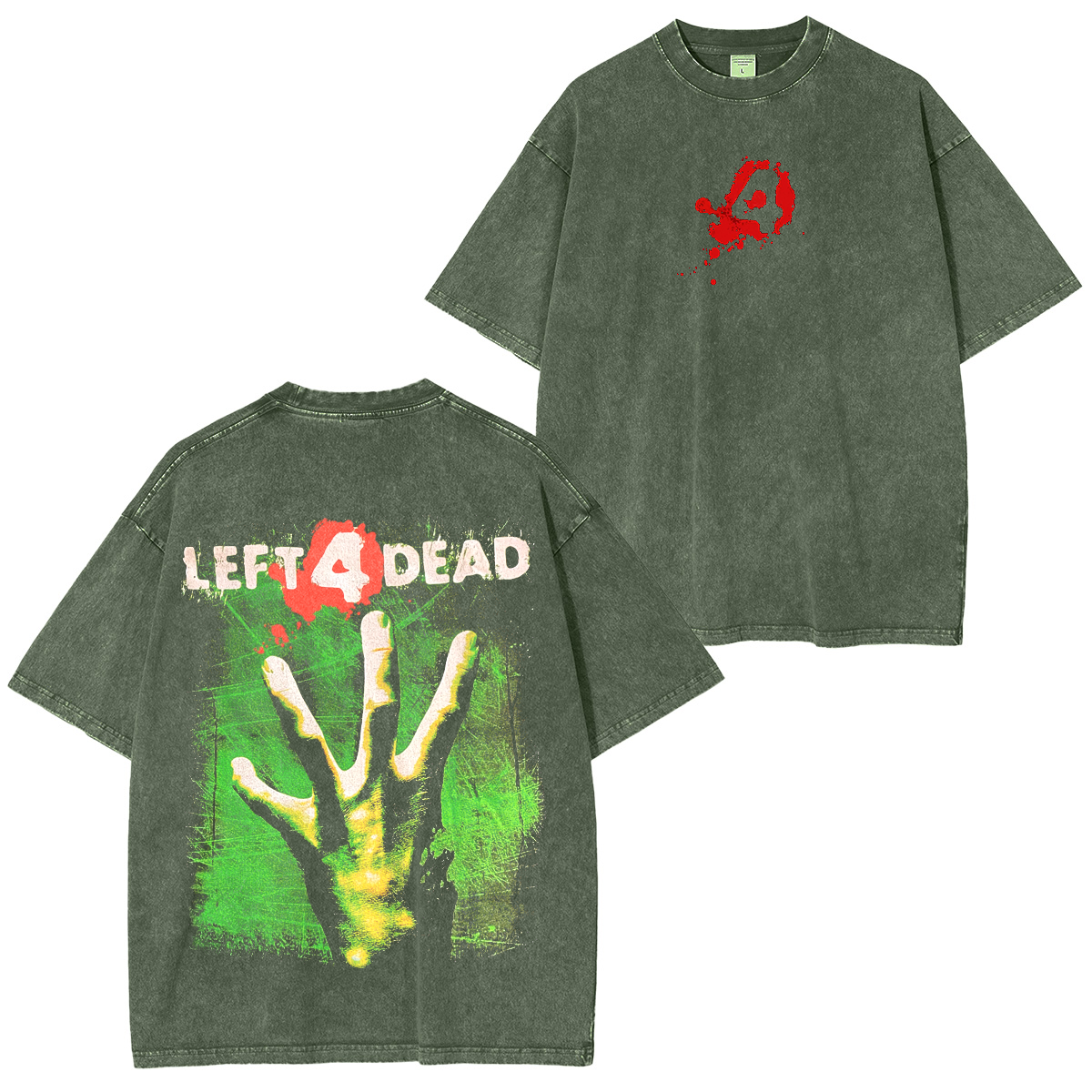 Left 4 Dead Vintage Unisex Washed T-Shirt