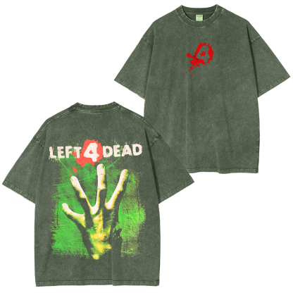 Left 4 Dead Vintage Unisex Washed T-Shirt
