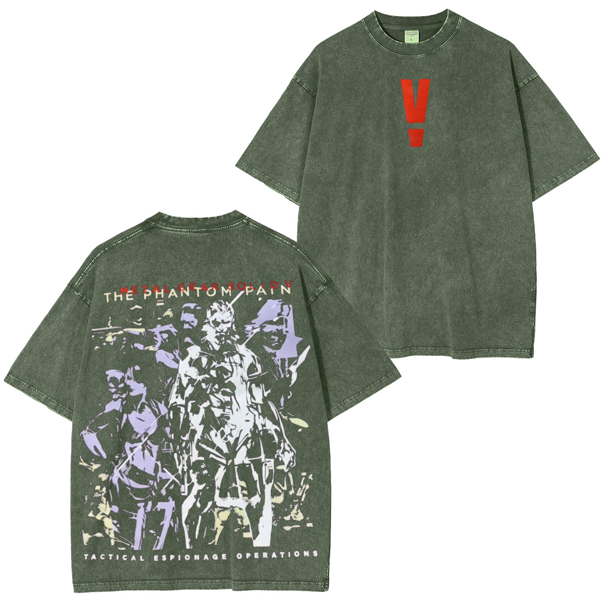 Metal Gear Solid V The Phantom Pain Unisex Washed T-Shirt