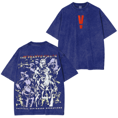 Metal Gear Solid V The Phantom Pain Unisex Washed T-Shirt