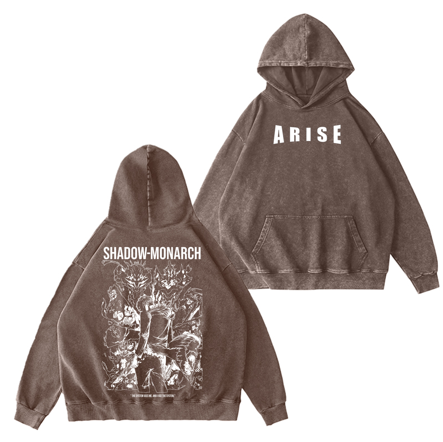Arise Sung Jinwoo,Solo Leveling Shadow Monarch  Washed T-shirt/Crewneck/Hoodie