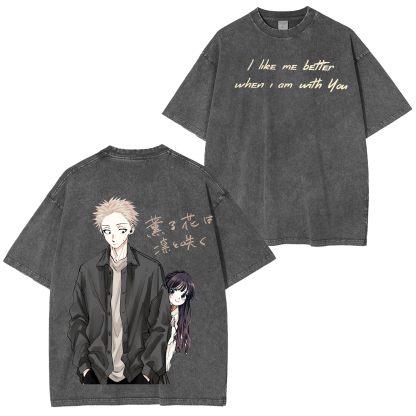 The Fragrant Flower Blooms with Dignity AnimeUnisex Washed T-Shirt