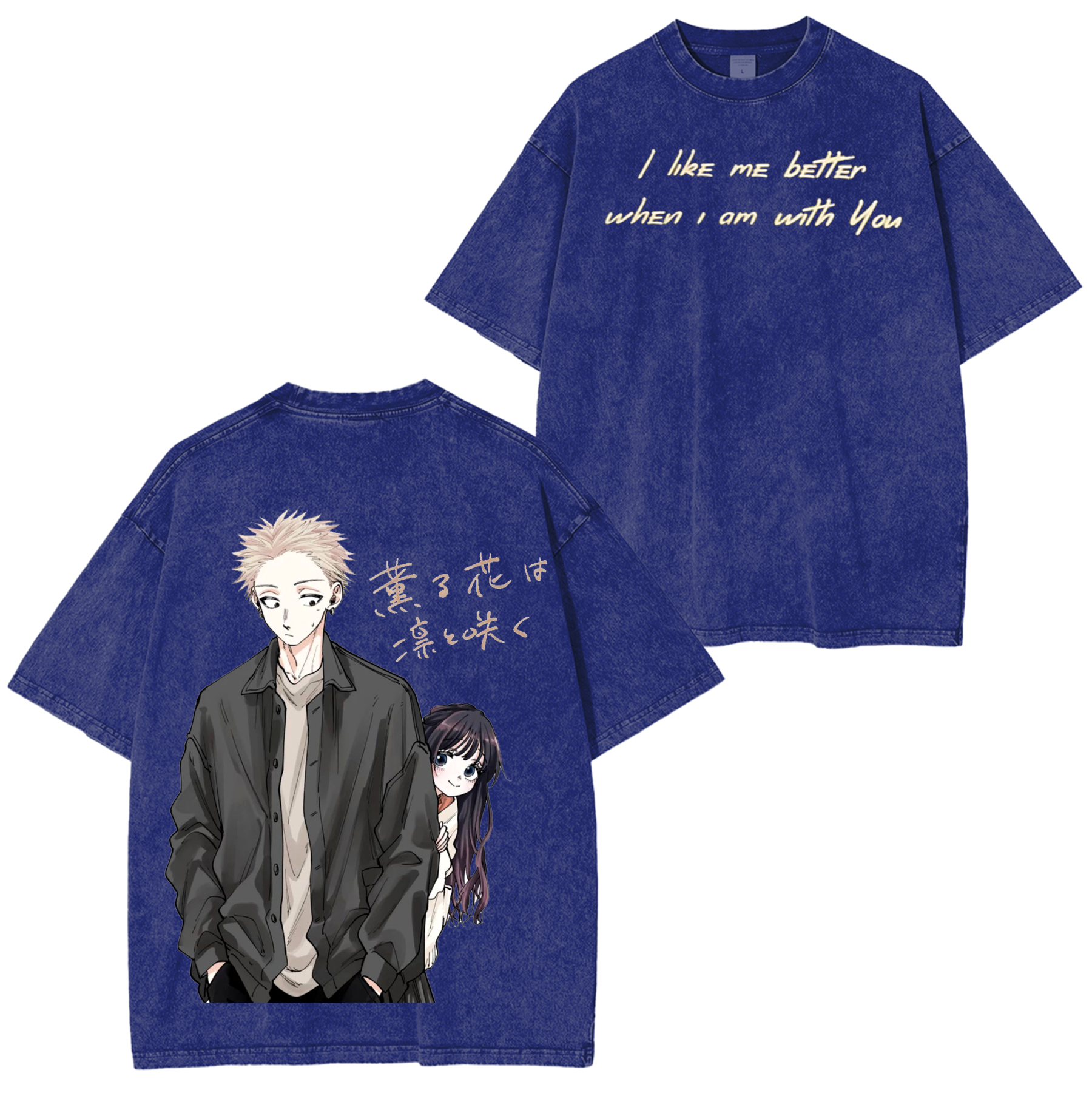The Fragrant Flower Blooms with Dignity AnimeUnisex Washed T-Shirt