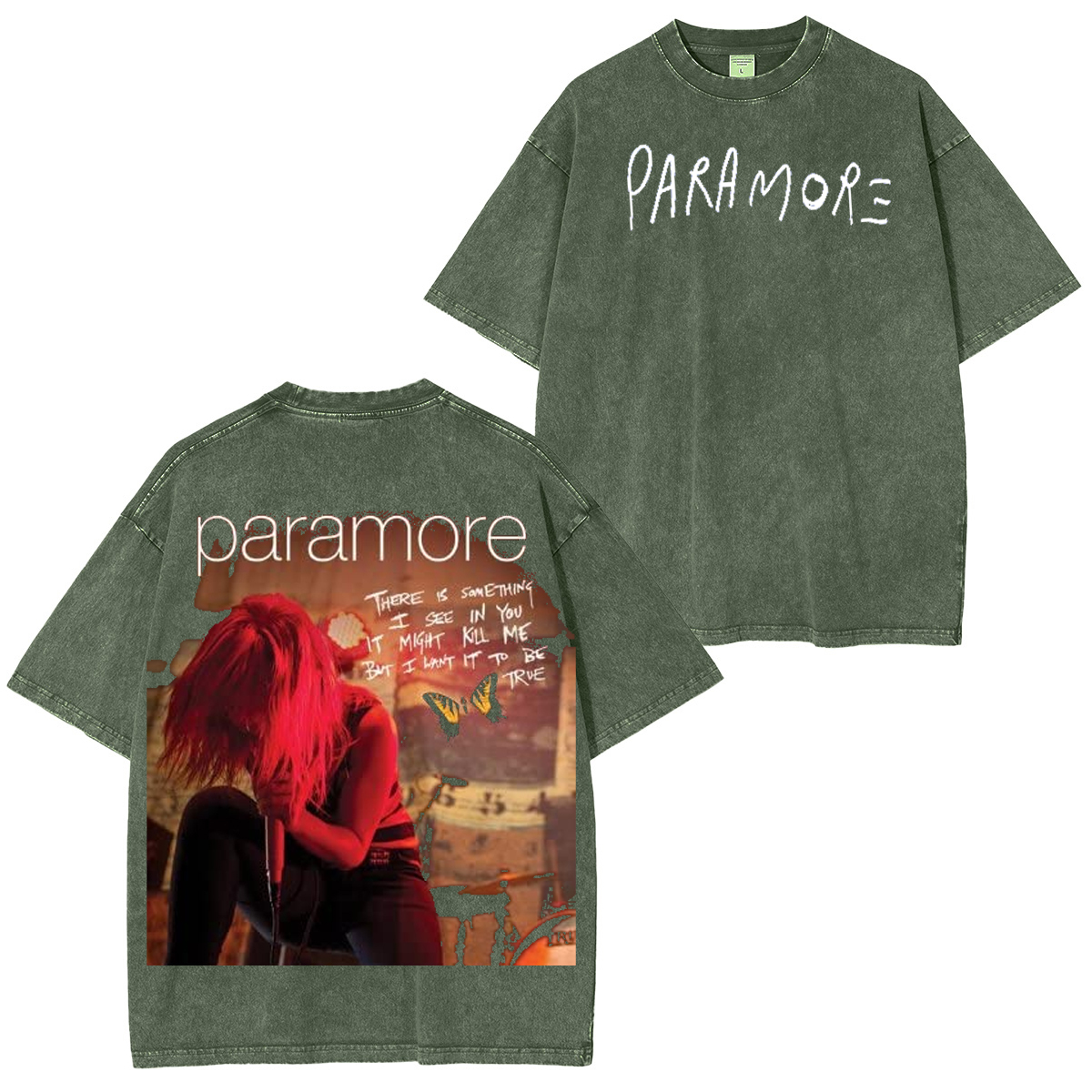 Paramore Hayley Williams Washed Unisex T-Shirt