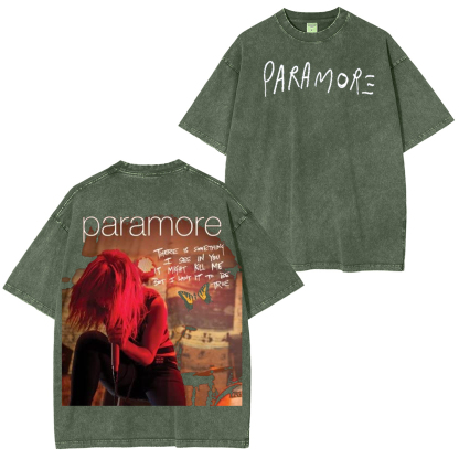 Paramore Hayley Williams Washed Unisex T-Shirt